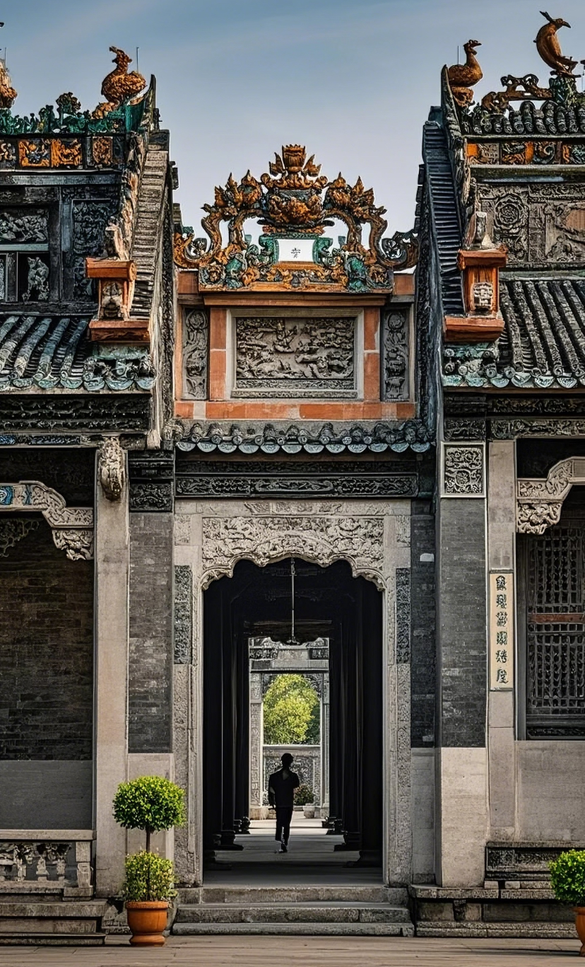 Traditional Cantonese folk art on display at Chen Clan Academy