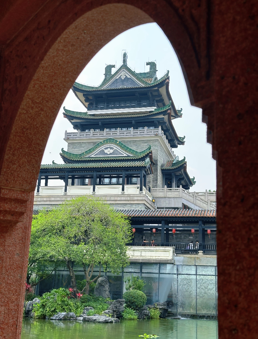 Quiet alley in historic Guangzhou